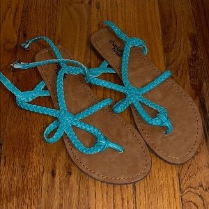 Teal Charlotte Russe sandals